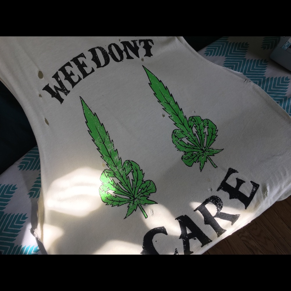 Rare UNIF Weedont care unisex muscle tank - Picture 8 of 8